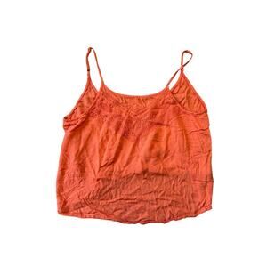 ROXY Tank Top/Crop Top; size medium; orange